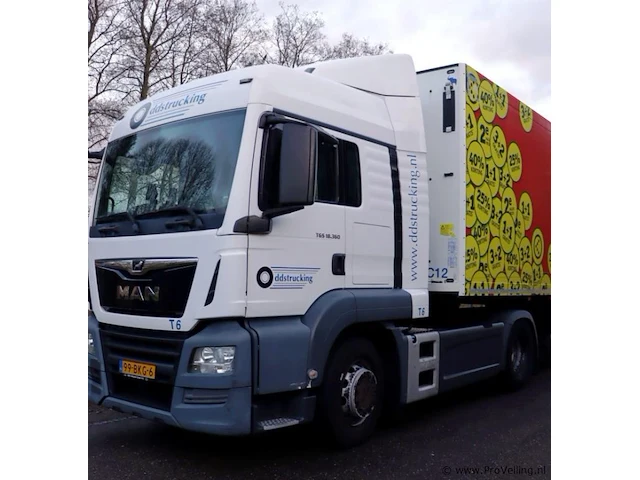 Man opleggertrekker type tgs 18.360 - kenteken: 99-bkg-6 - afbeelding 1 van  19