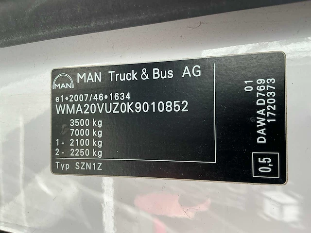 Man tge 3.180 dc pick-up bedrijfswagen - afbeelding 35 van  44
