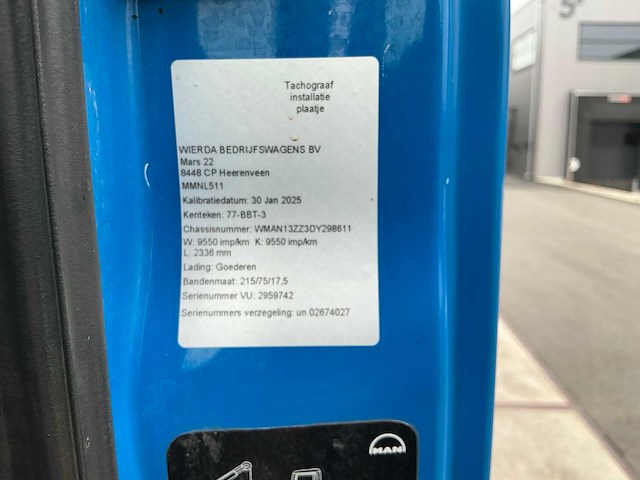 Man tgl vrachtwagen met opbouw - afbeelding 29 van  35
