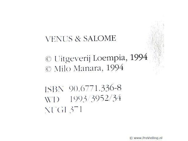Manara venus en salome - afbeelding 3 van  5