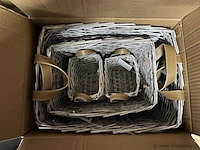 Mandenset - 38x28 cm - 6 stuks - afbeelding 2 van  2