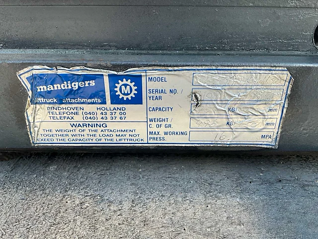 Mandigers mk 30a mpr 1130 draaivorkenklem - afbeelding 4 van  4