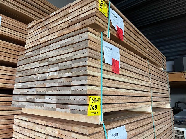 Mandioqueira vlonderplanken 2000x120x21mm (133x) - afbeelding 4 van  4