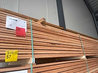 Mandioqueira vlonderplanken 3000x120x21mm (132x) - afbeelding 4 van  4