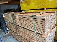 Mandioqueira vlonderplanken 3000x120x21mm (67x) - afbeelding 4 van  4