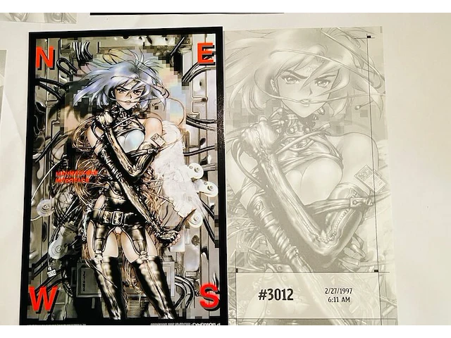Manga masume shirow - lithografische kunstwerken - afbeelding 4 van  6