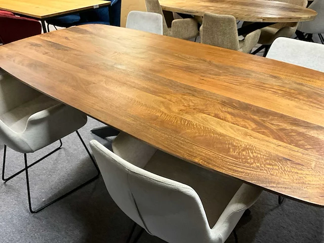 Mango deens ovale eetkamertafel - afbeelding 4 van  11