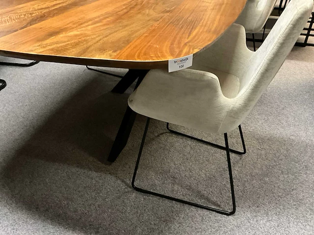 Mango deens ovale eetkamertafel - afbeelding 8 van  11
