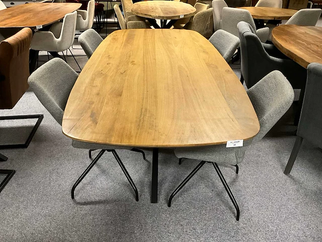 Mango deens ovale eetkamertafel - afbeelding 1 van  8