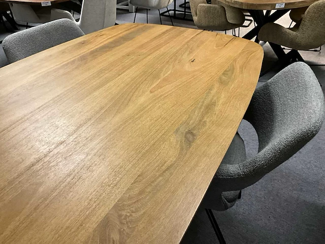 Mango deens ovale eetkamertafel - afbeelding 5 van  8