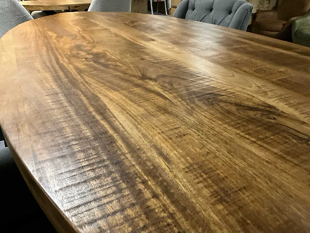 Mango ovale eetkamertafel - afbeelding 4 van  10