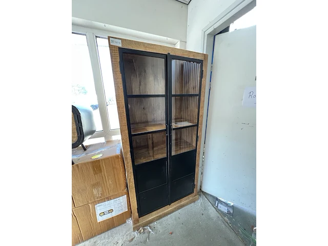 Mangohout kast black door, sanderz, mangohout, 2025 - afbeelding 1 van  2