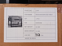 Mangohout nacht kastje, 2025 - afbeelding 2 van  3