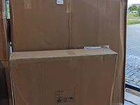 Mangohouten eettafel rond 130 cm sanderz, 2025 - afbeelding 2 van  2
