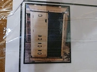 Mangohouten kast 90x45x150, 2025 - afbeelding 1 van  3