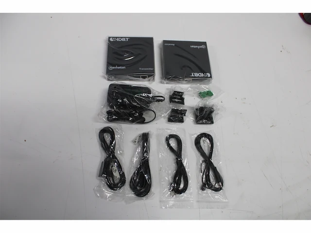 Manhattan 207973 audio/video extender avzender & ontvanger zwart - afbeelding 5 van  5