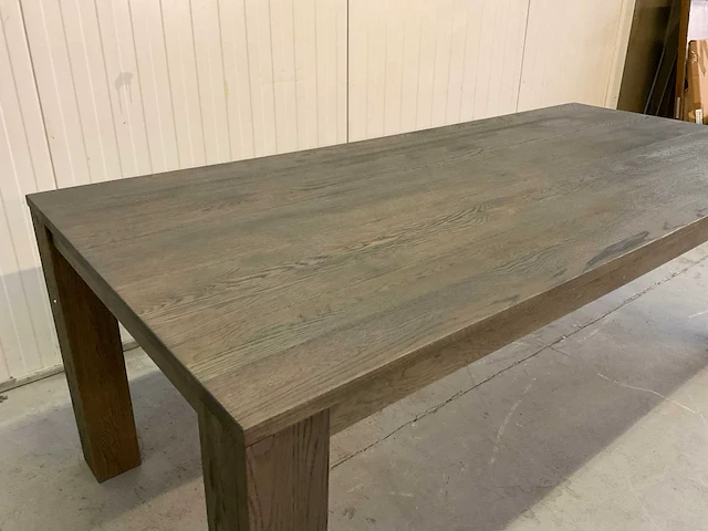 Manhattan eetkamertafel eikenhout - afbeelding 6 van  7