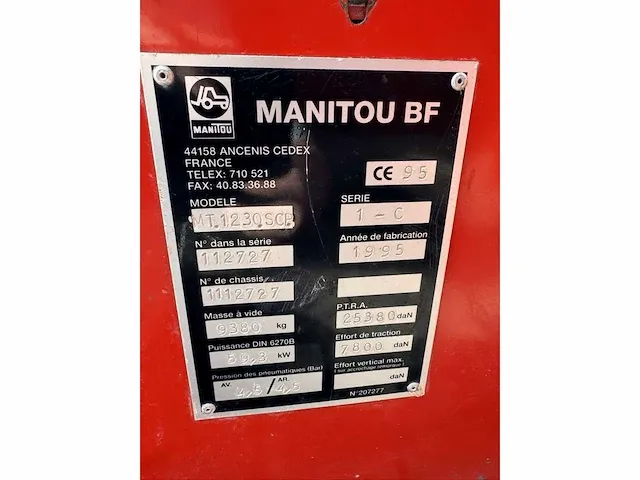 Manitou mt 1230 scp verreiker - afbeelding 13 van  22