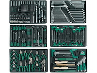 Mannesmann greenline - 6 inlay's gereedschap - 321 delig 10 jaar garantie! - afbeelding 1 van  3