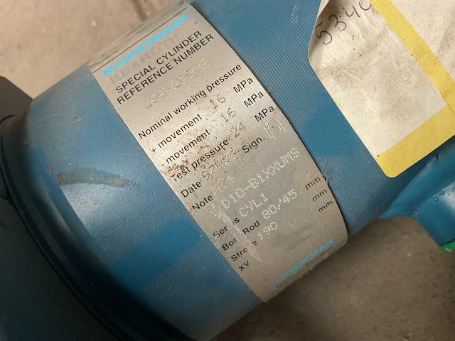 Mannesmann rexroth 295-30033 cylinder assembly - afbeelding 3 van  3