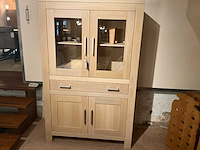 Manon eiken vitrinekast - afbeelding 1 van  7