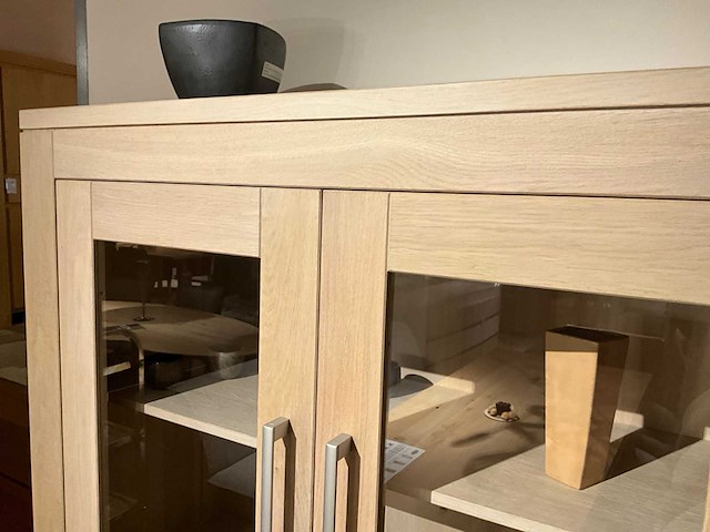 Manon eiken vitrinekast - afbeelding 5 van  7