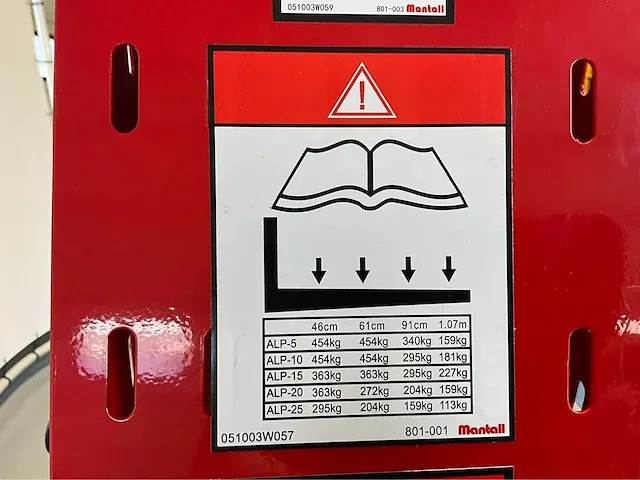 Mantall apl-10 kanaallift - afbeelding 6 van  14