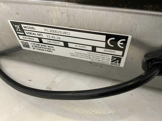 Mantle pc2000/euro pizza packer - afbeelding 4 van  4