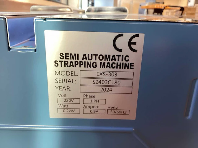 Manutan exs-303 omsnoerings machine - afbeelding 6 van  6