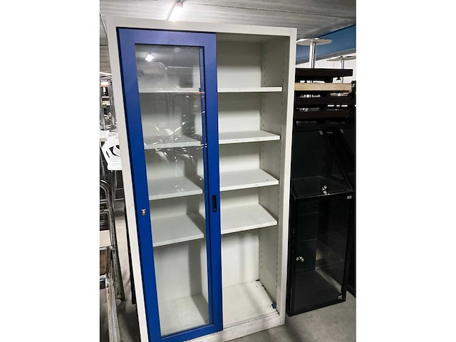 Manutan glasdeur schuifkast - afbeelding 3 van  4