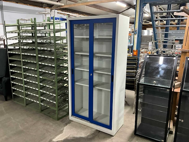 Manutan glasdeur schuifkast - afbeelding 1 van  5