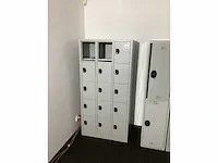Manutan lockerkast 15 vakken - afbeelding 1 van  7