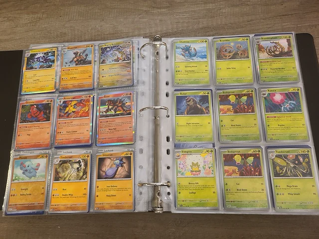 Map vol met (zeldzame) pokémonkaarten + gevulde pokémon tins - afbeelding 14 van  41
