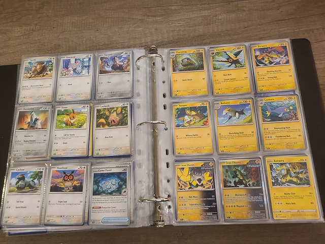 Map vol met (zeldzame) pokémonkaarten + gevulde pokémon tins - afbeelding 18 van  41