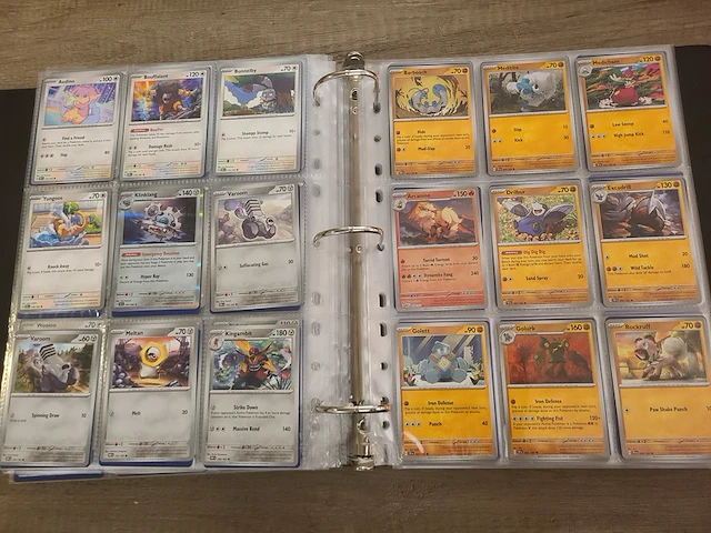 Map vol met (zeldzame) pokémonkaarten + gevulde pokémon tins - afbeelding 21 van  41