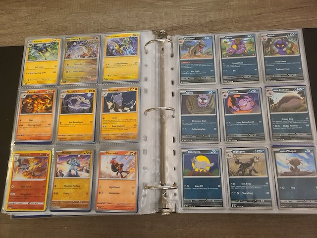 Map vol met (zeldzame) pokémonkaarten + gevulde pokémon tins - afbeelding 24 van  41