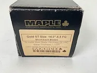 Maple - 14inch-5,5fg - gold st - short track - afbeelding 3 van  3