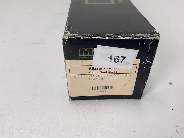 Maple - blizzard 14,5 inch - maple boot 32/33 - schaats onderstel - afbeelding 3 van  3