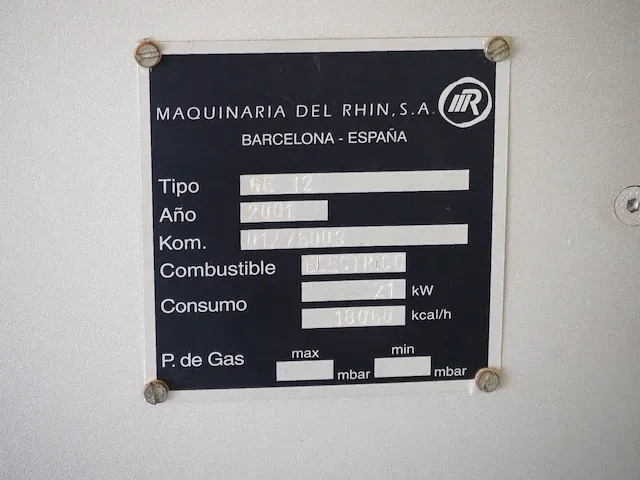 Maquinaria del rhin s.a. / probat - afbeelding 4 van  12