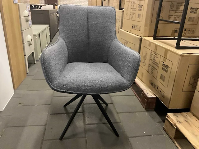 Marceno draaibare eetkamerstoel (4x) - afbeelding 1 van  6