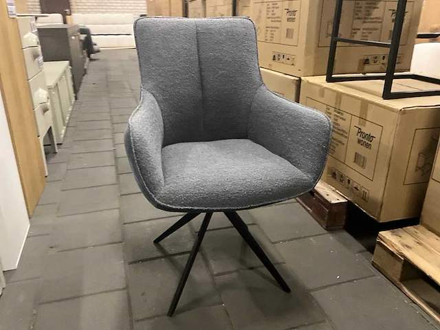 Marceno draaibare eetkamerstoel (4x) - afbeelding 2 van  6