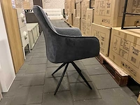 Marceno draaibare eetkamerstoel (4x) - afbeelding 5 van  6