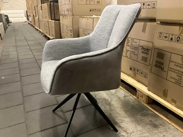 Marceno draaibare eetkamerstoel (6x) - afbeelding 3 van  5