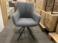 Marceno draaibare eetkamerstoel (6x) - afbeelding 1 van  6