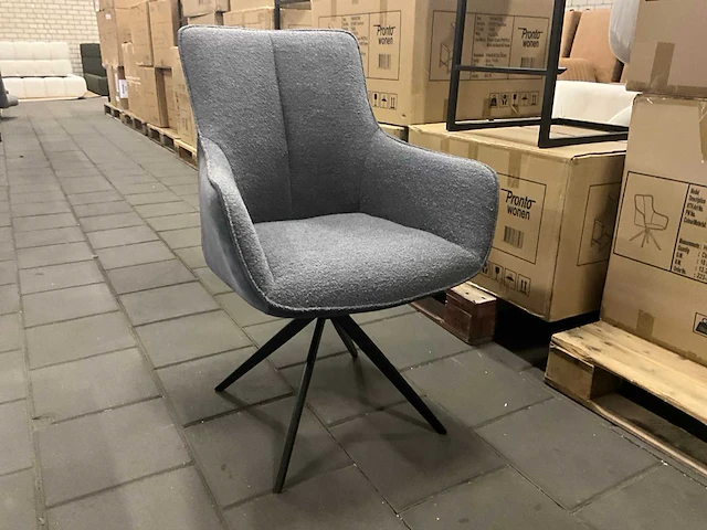 Marceno draaibare eetkamerstoel (6x) - afbeelding 3 van  6