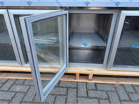Marecos - 4 glas deurs + opstaande rand - koelwerkbank - afbeelding 4 van  7