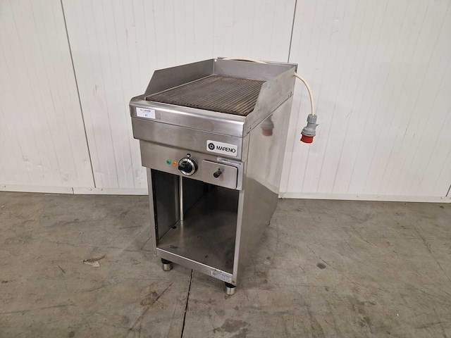 Mareno - bakplaat - grillplaat - geribbeld - 400v - afbeelding 1 van  2