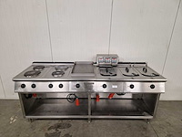 Mareno - kooklijn - 4-pits fornuis/bakplaat/dubbele friteuse - afbeelding 1 van  3