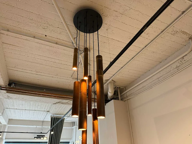 Maretti bamboe hanglamp - afbeelding 3 van  9