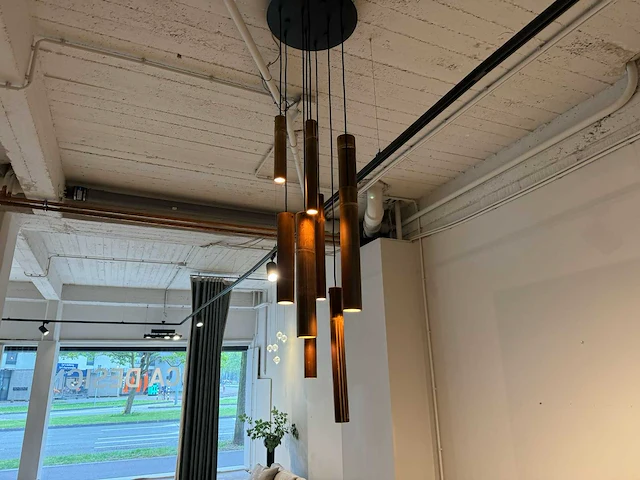 Maretti bamboe hanglamp - afbeelding 8 van  9